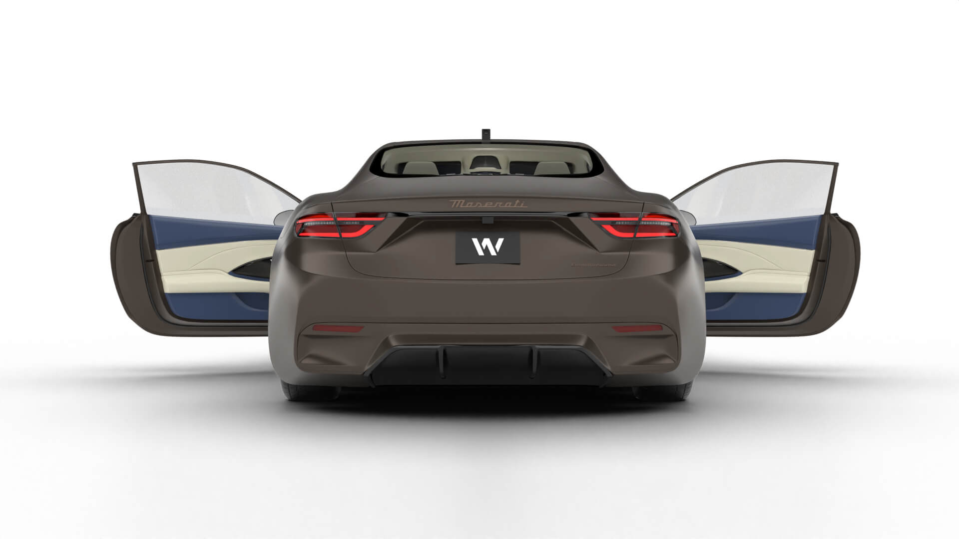 Maserati GranTurismo Trofeo 2023 HQ 3D Model