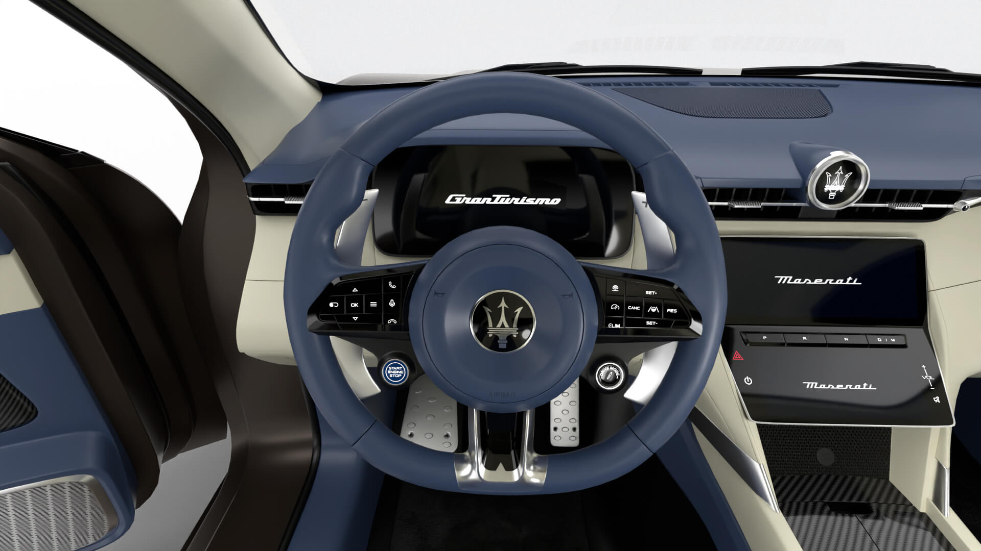 Maserati GranTurismo Trofeo 2023 HQ 3D Model