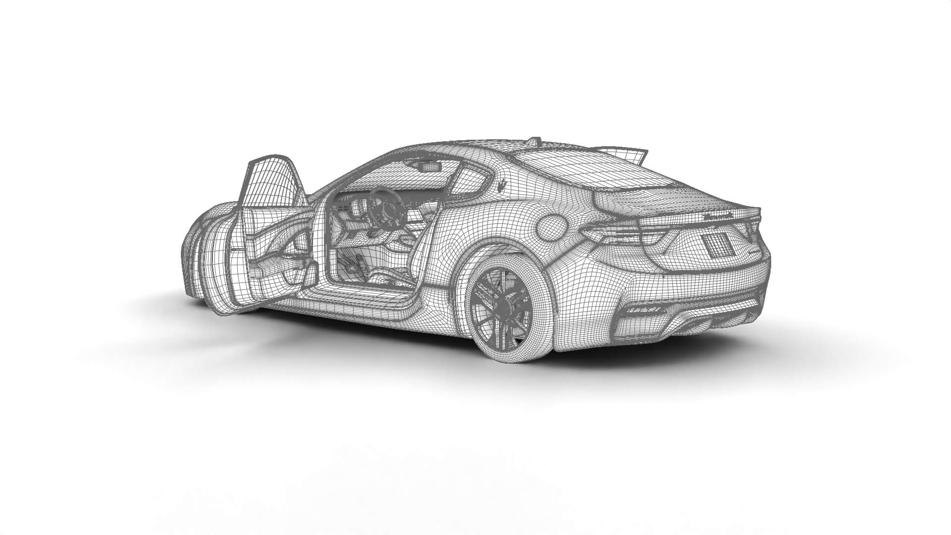 Maserati GranTurismo Trofeo 2023 HQ 3D Model