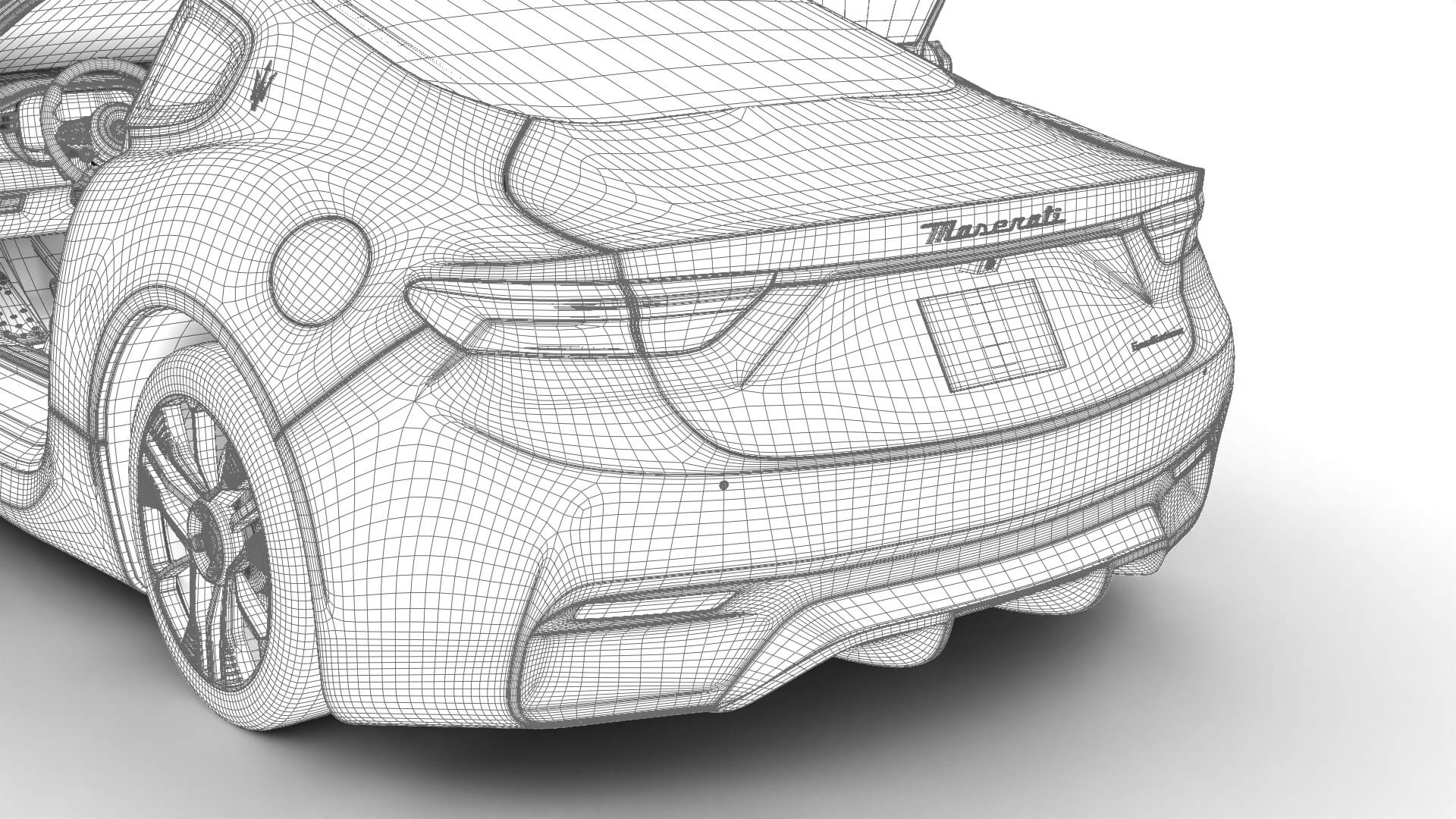 Maserati GranTurismo Trofeo 2023 HQ 3D Model