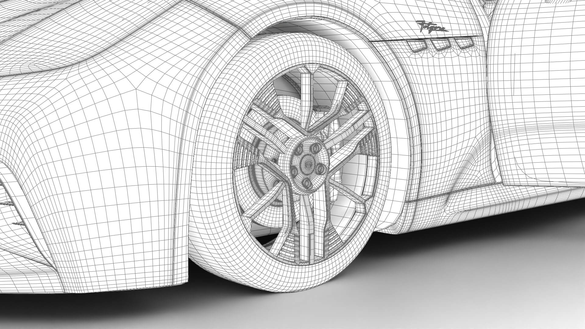 Maserati GranTurismo Trofeo 2023 HQ 3D Model