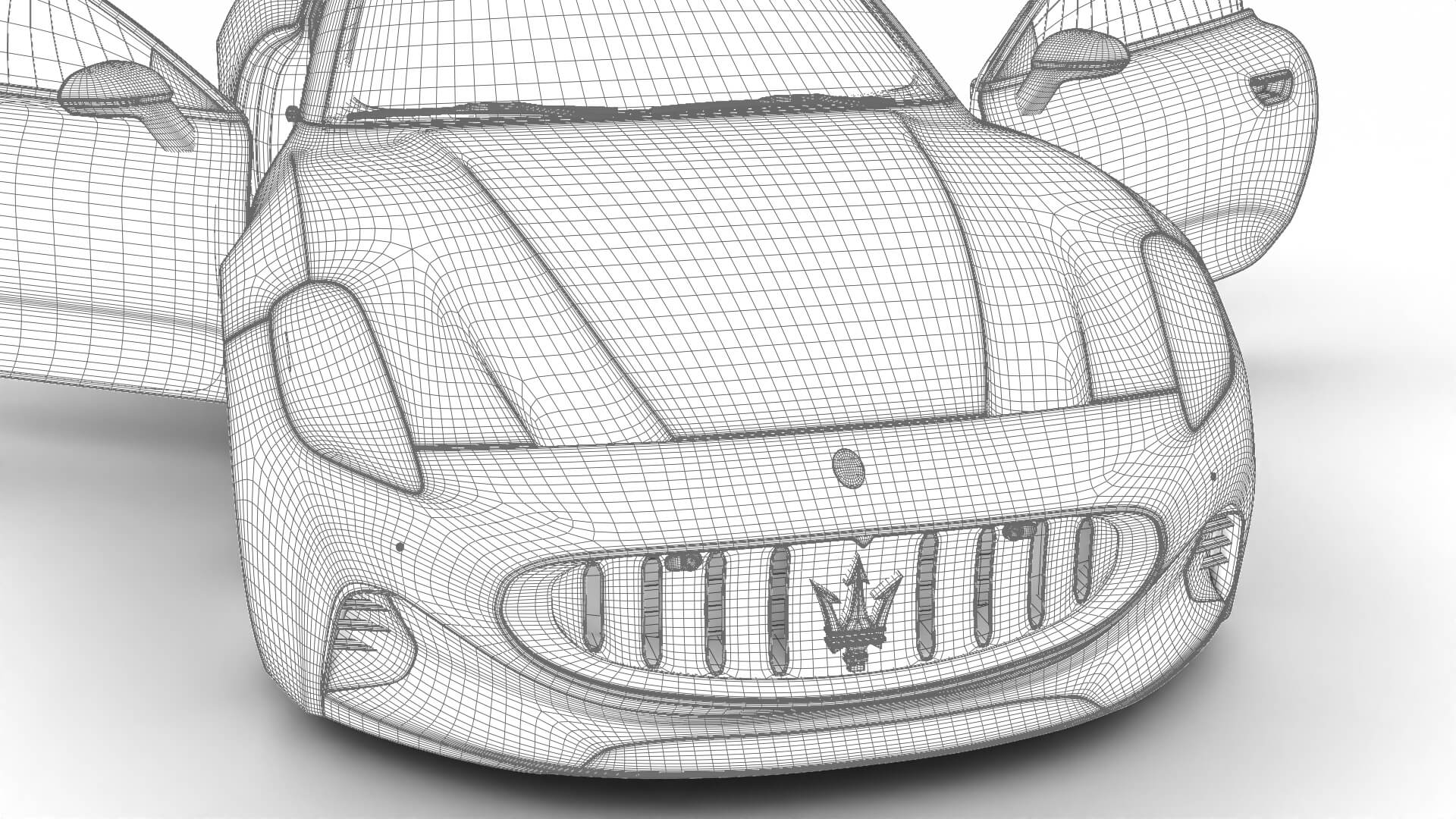 Maserati GranTurismo Trofeo 2023 HQ 3D Model