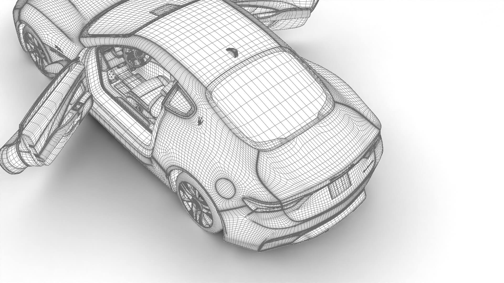 Maserati GranTurismo Trofeo 2023 HQ 3D Model