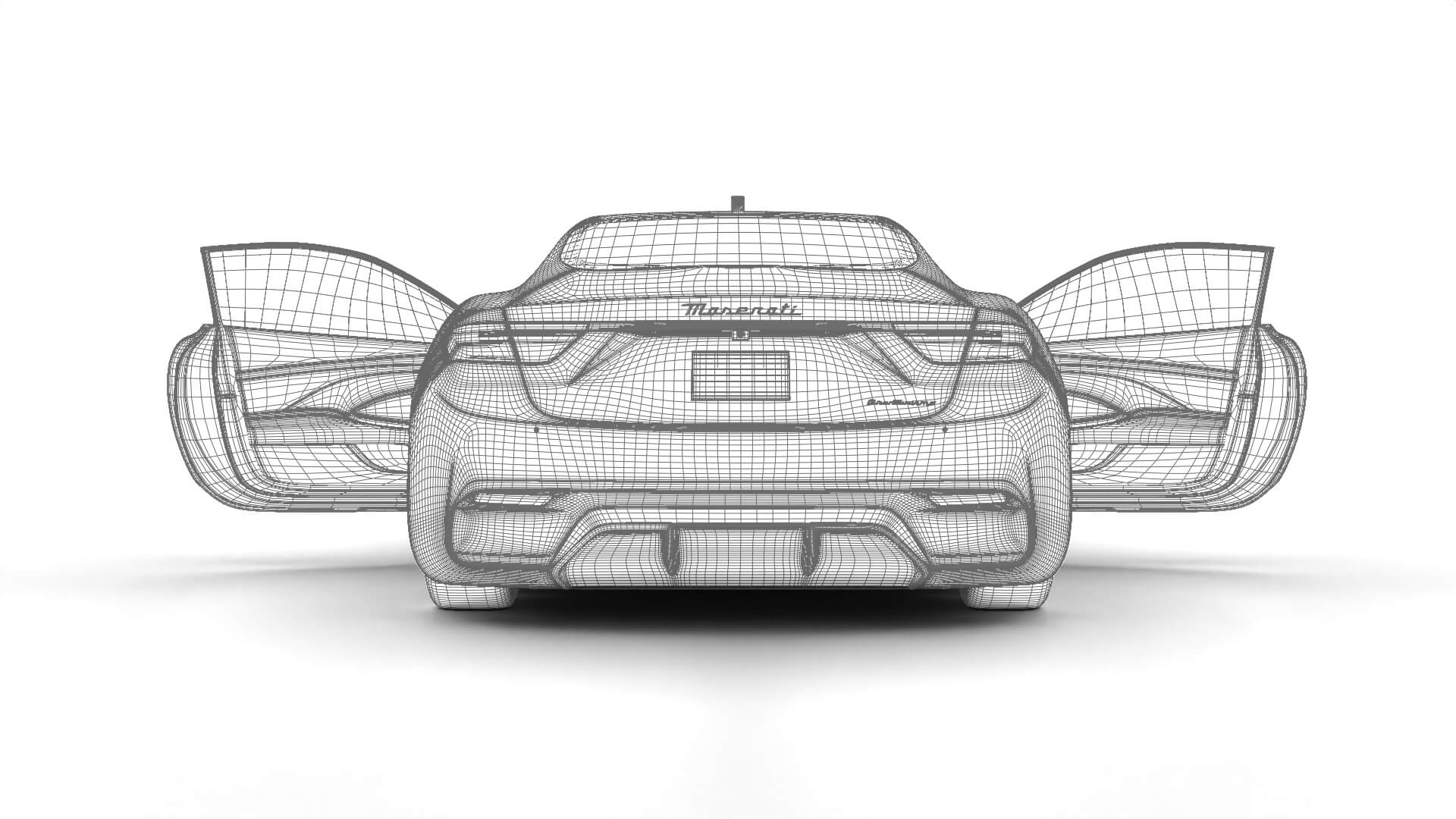 Maserati GranTurismo Trofeo 2023 HQ 3D Model