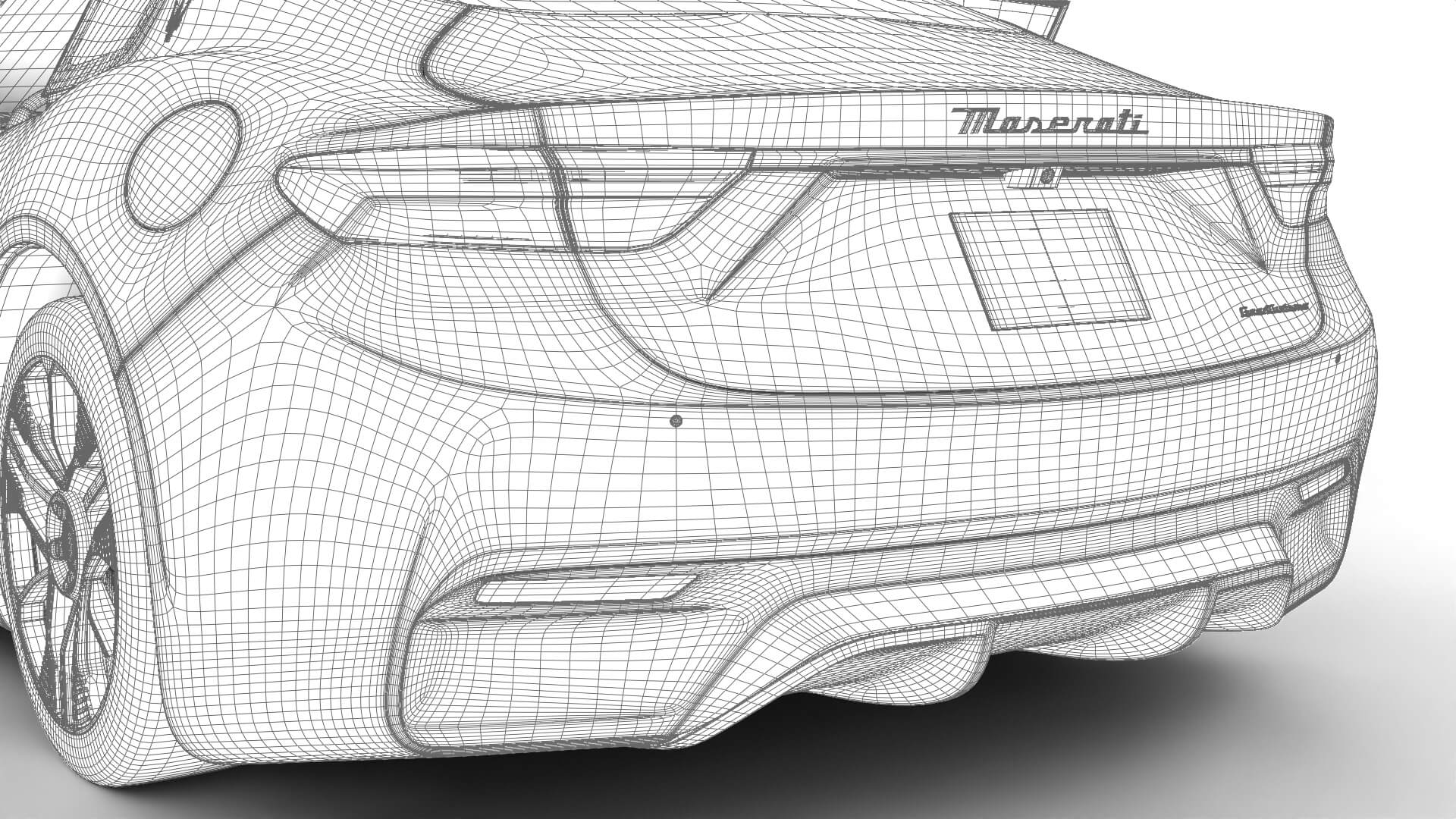 Maserati GranTurismo Trofeo 2023 HQ 3D Model