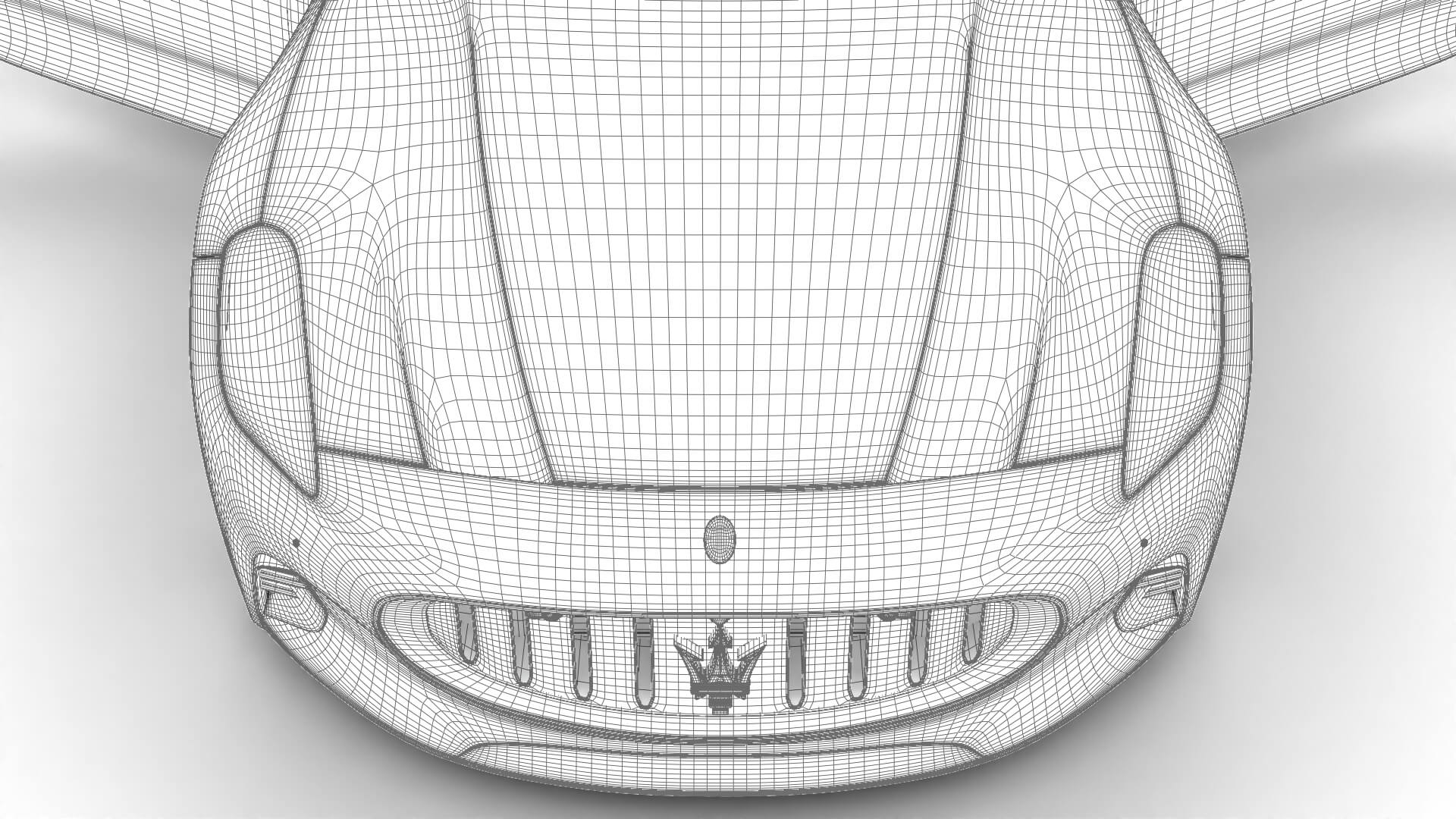 Maserati GranTurismo Trofeo 2023 HQ 3D Model