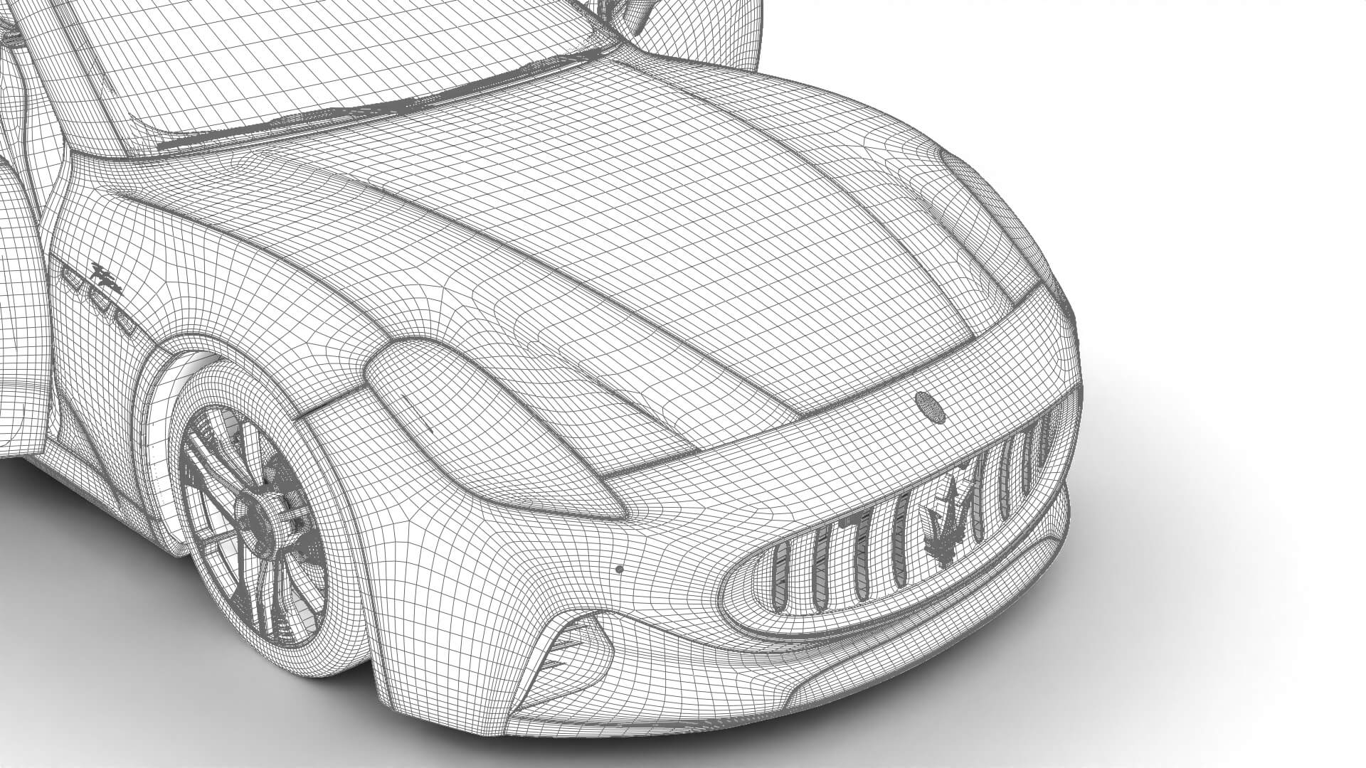Maserati GranTurismo Trofeo 2023 HQ 3D Model