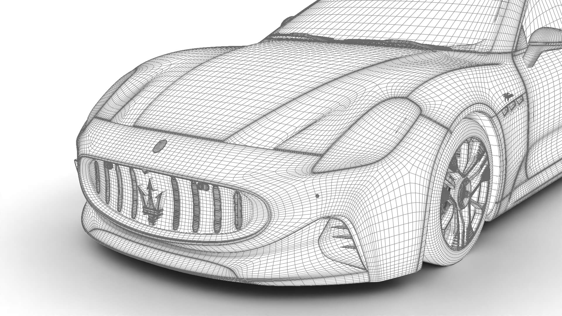 Maserati GranTurismo Trofeo 2023 3D Model