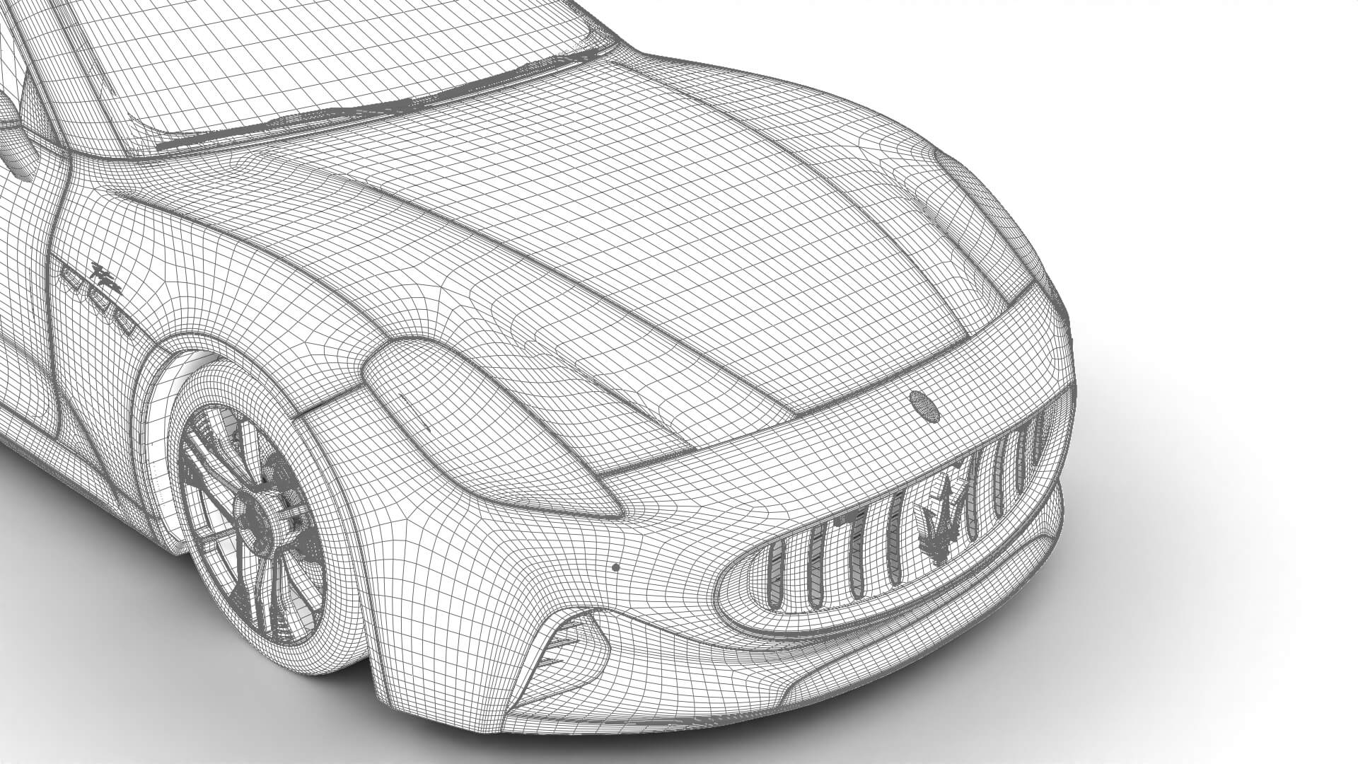 Maserati GranTurismo Trofeo 2023 3D Model
