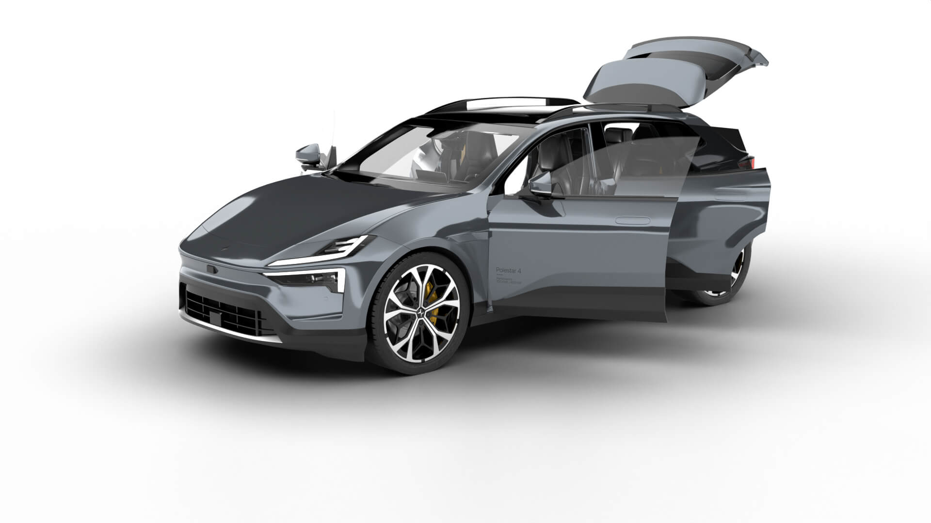 Polestar 4 SUV 2027 HQ 3D Model