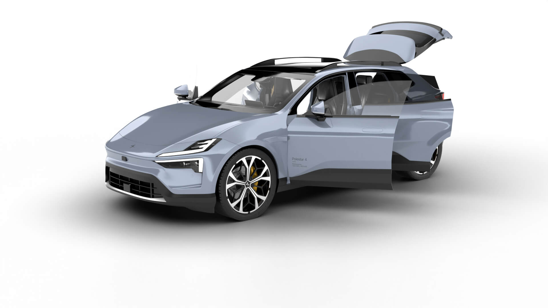 Polestar 4 SUV 2027 HQ 3D Model