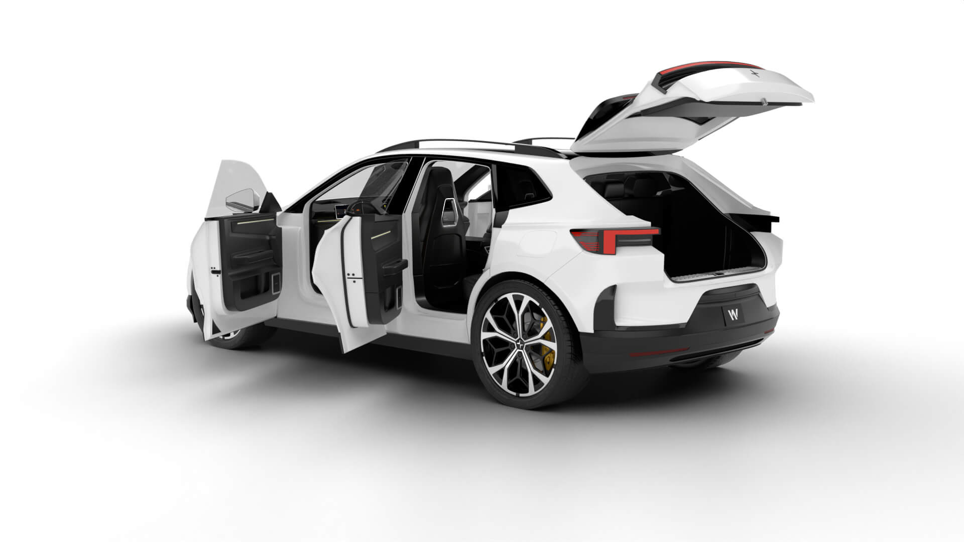 Polestar 4 SUV 2027 HQ 3D Model