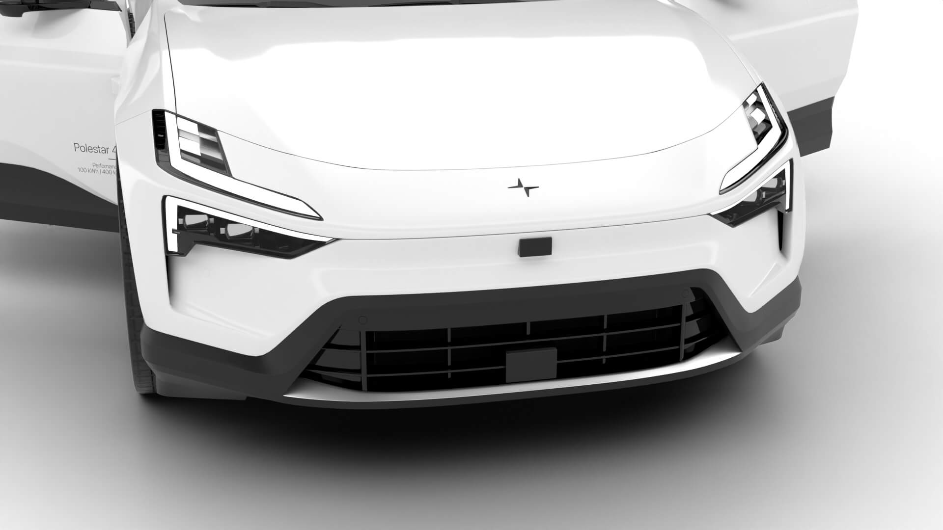 Polestar 4 SUV 2027 HQ 3D Model