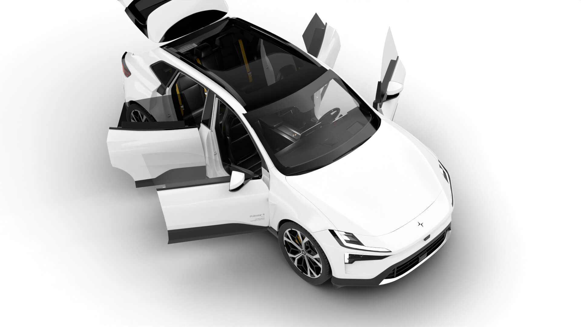 Polestar 4 SUV 2027 HQ 3D Model