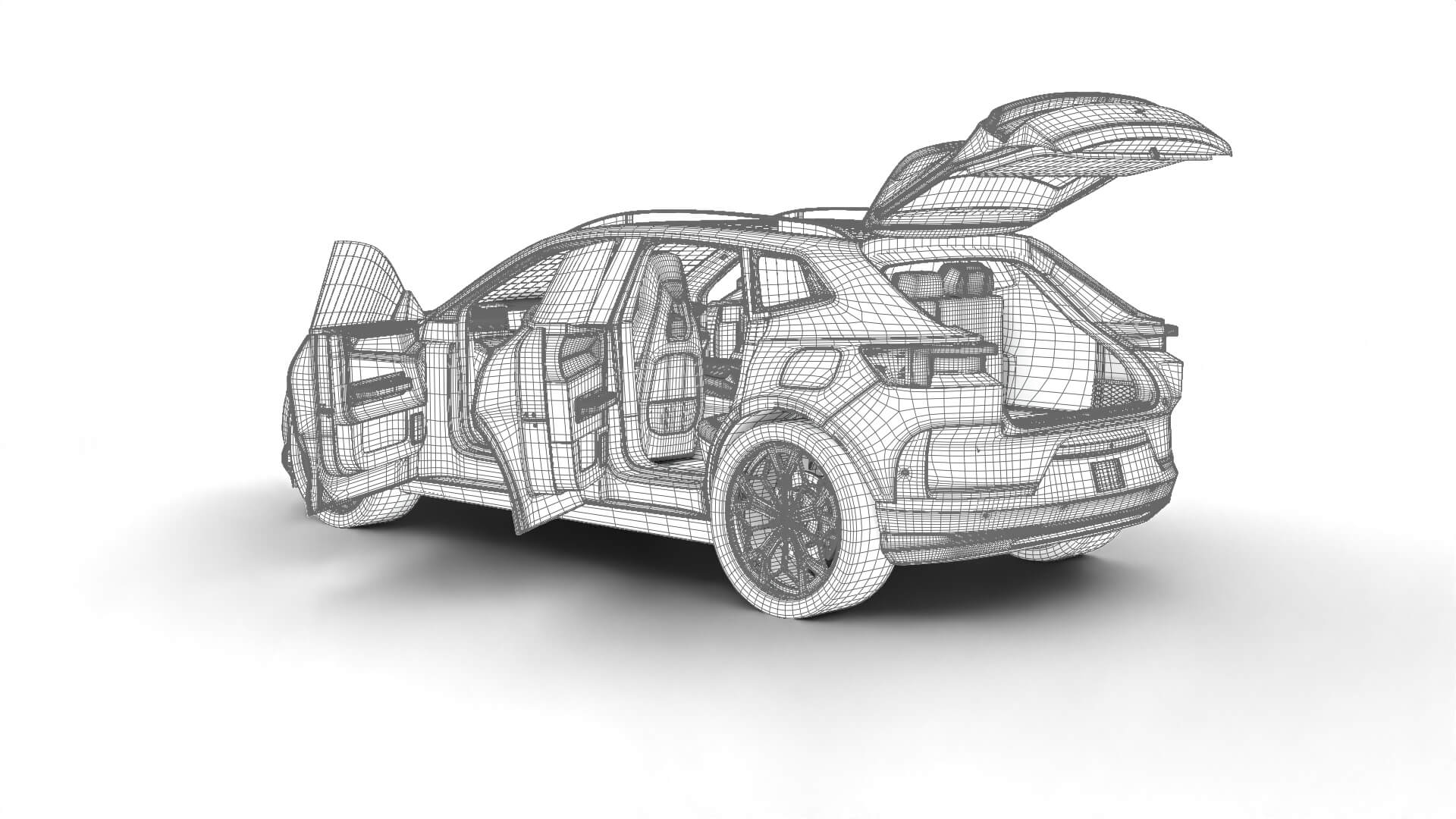 Polestar 4 SUV 2027 HQ 3D Model