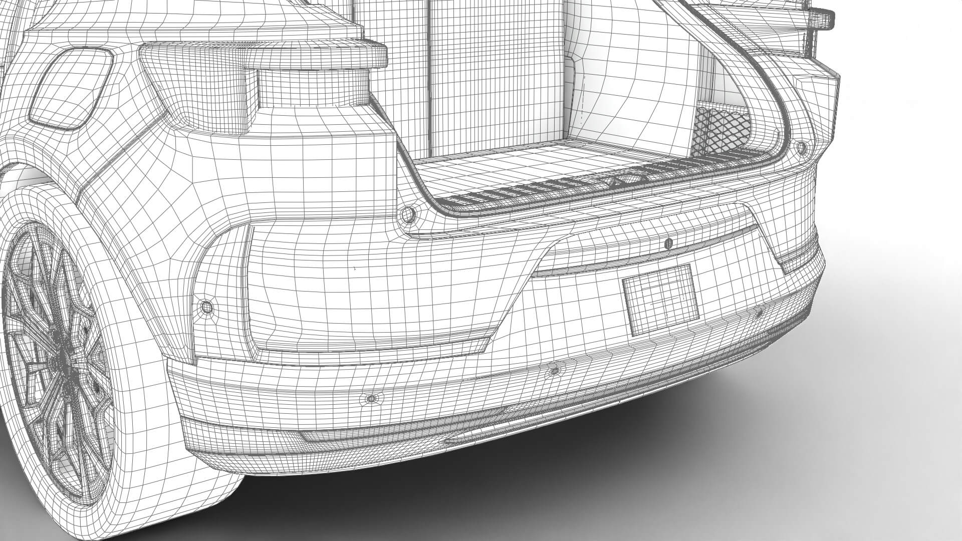Polestar 4 SUV 2027 HQ 3D Model