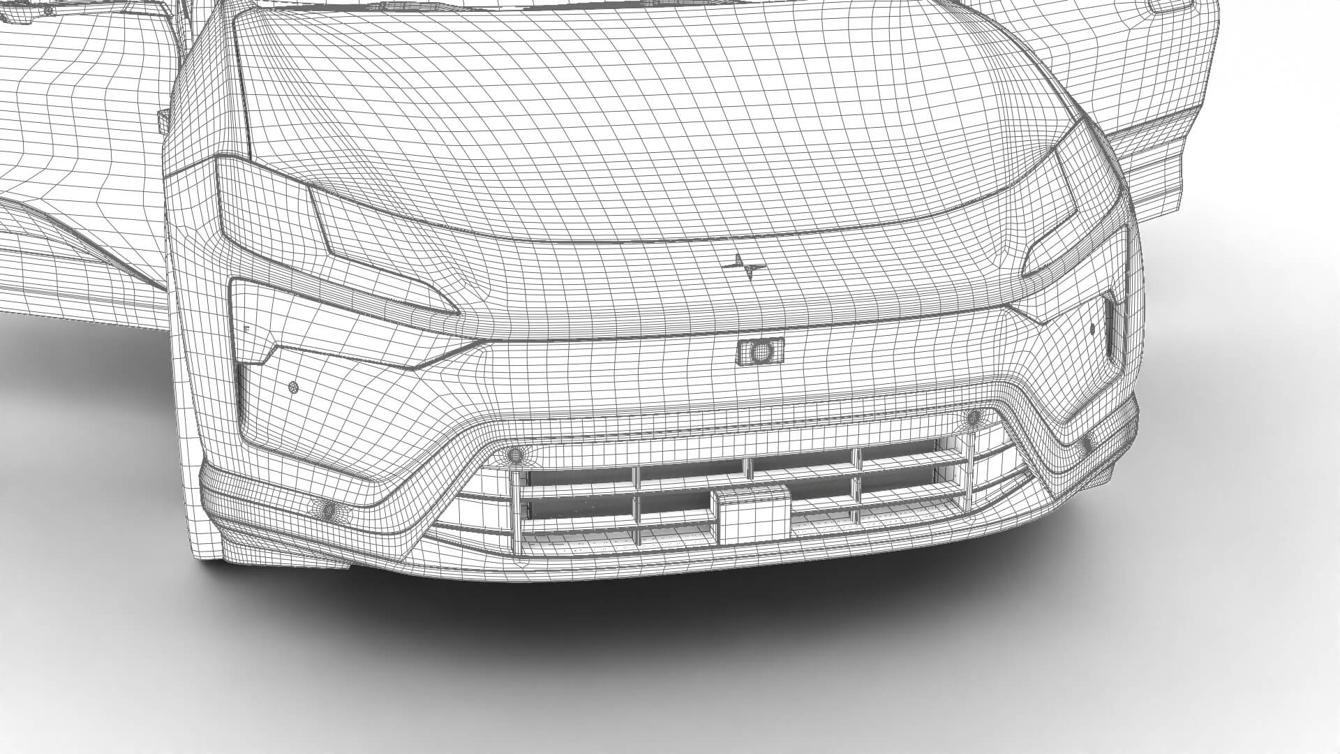 Polestar 4 SUV 2027 HQ 3D Model