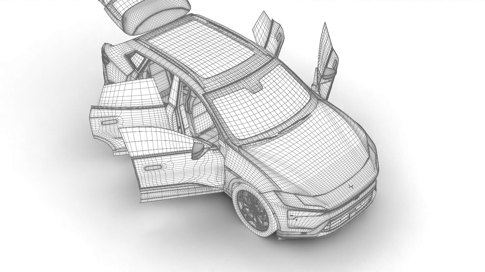 Polestar 4 SUV 2027 HQ 3D Model