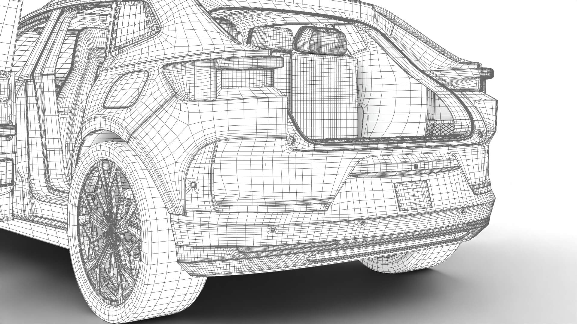 Polestar 4 SUV 2027 HQ 3D Model