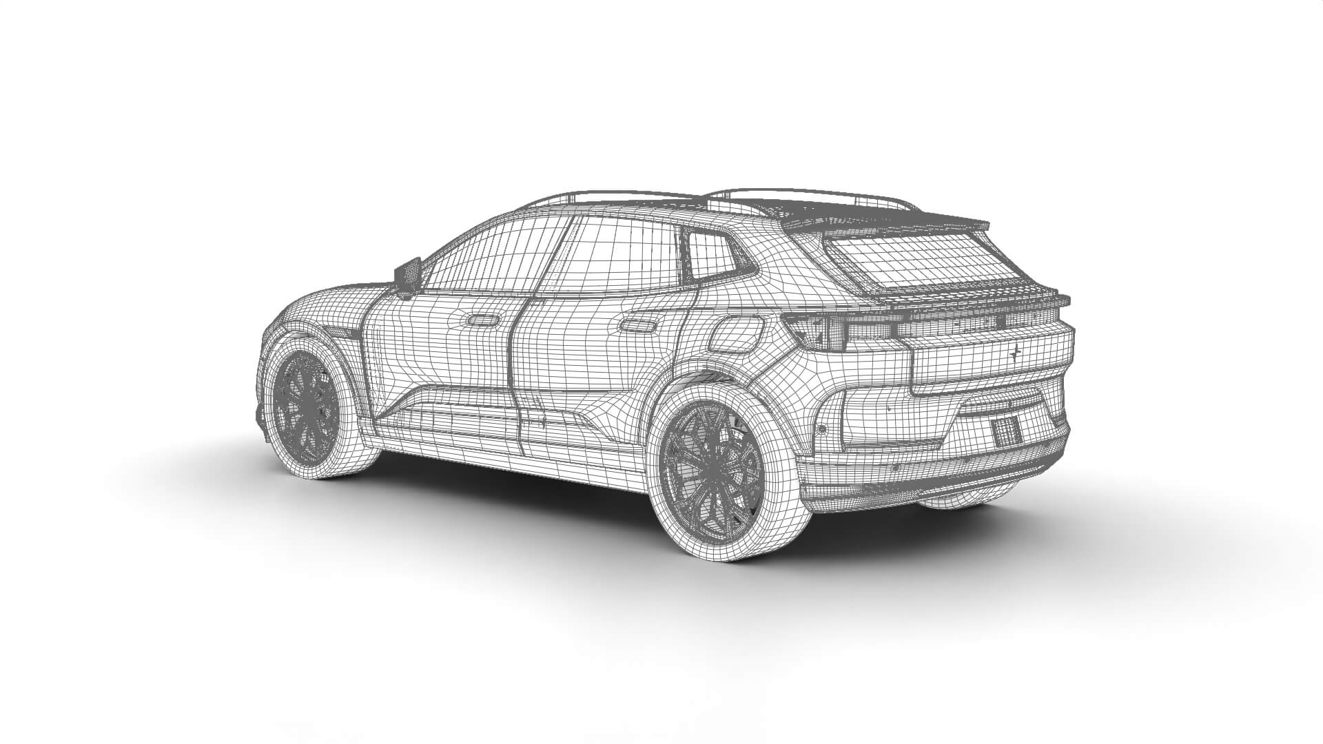 Polestar 4 SUV 2027 3D Model