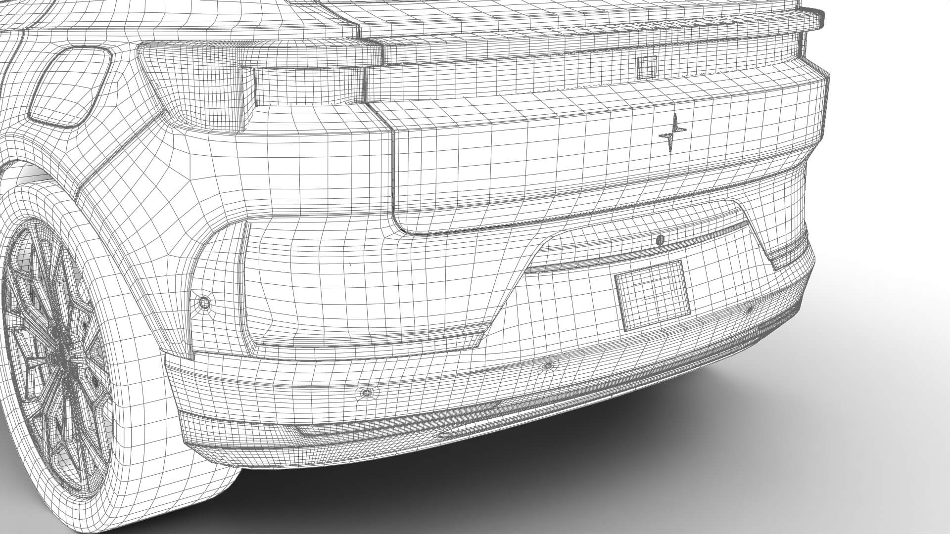 Polestar 4 SUV 2027 3D Model