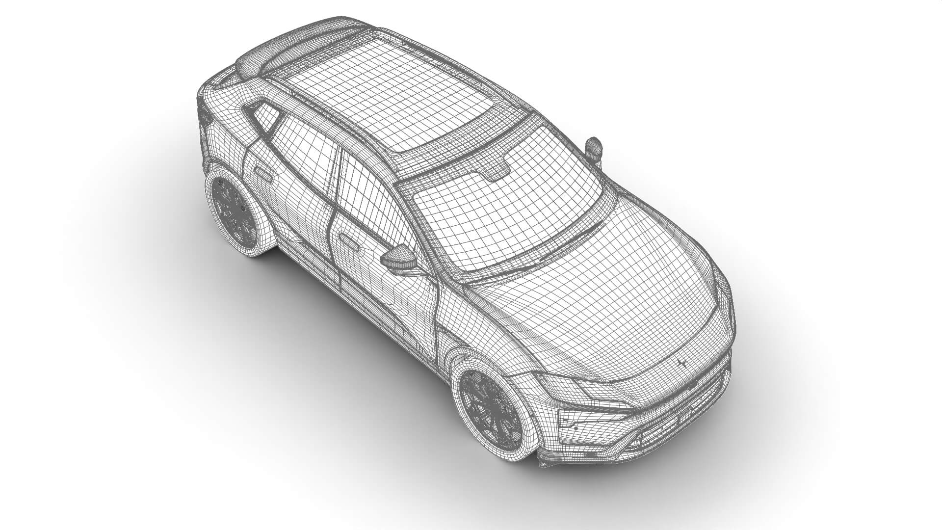 Polestar 4 SUV 2027 3D Model