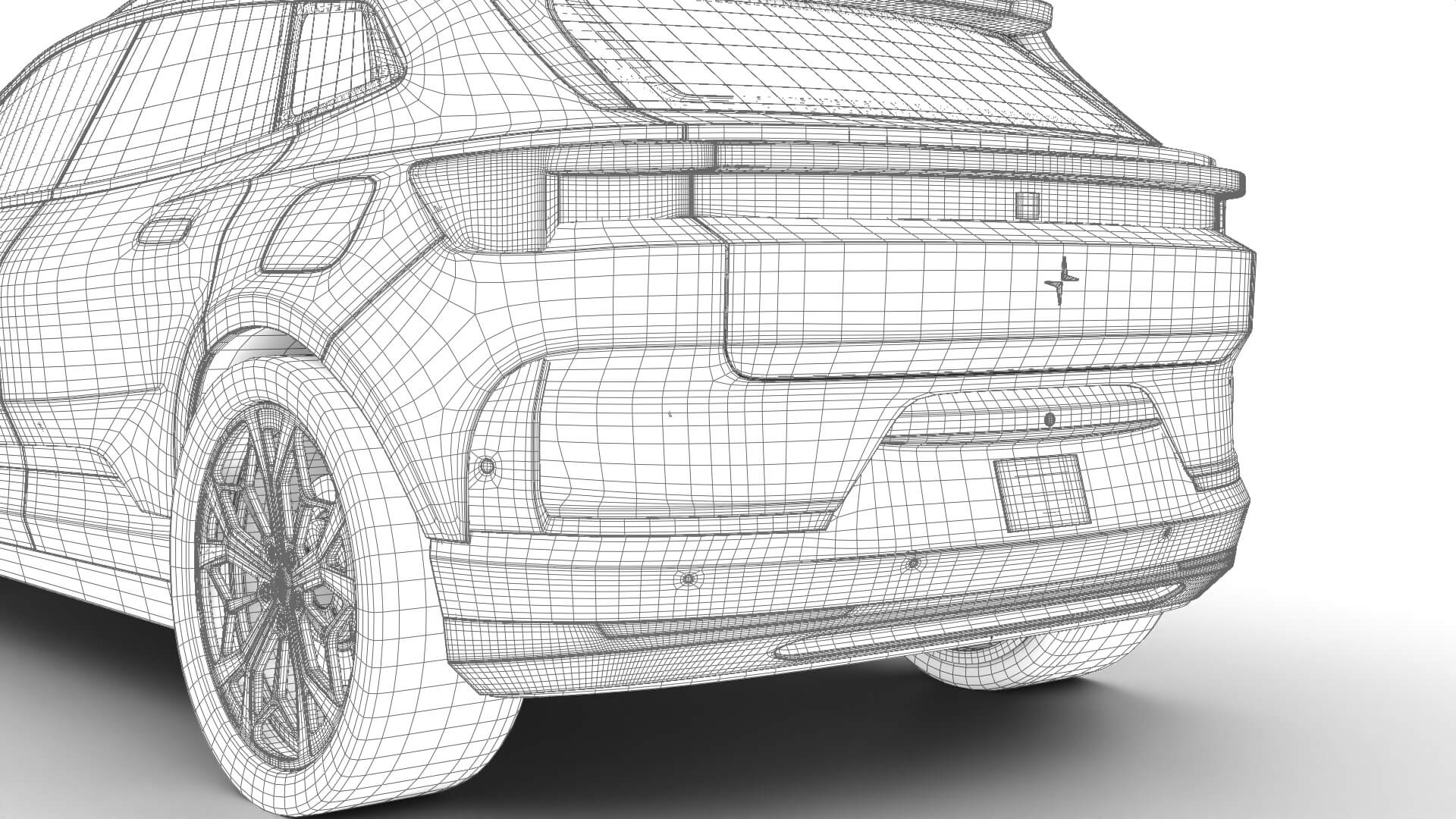 Polestar 4 SUV 2027 3D Model