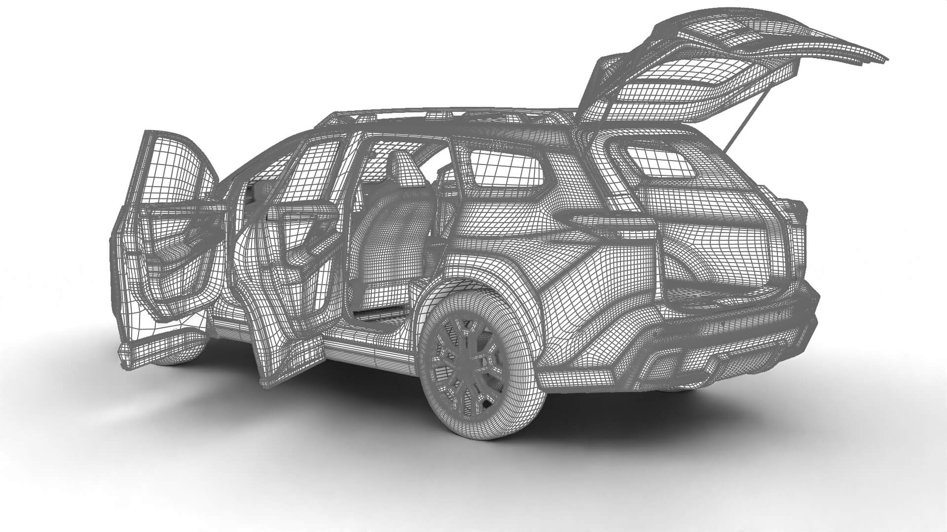 Subaru Trailseeker 2026 HQ 3D Model