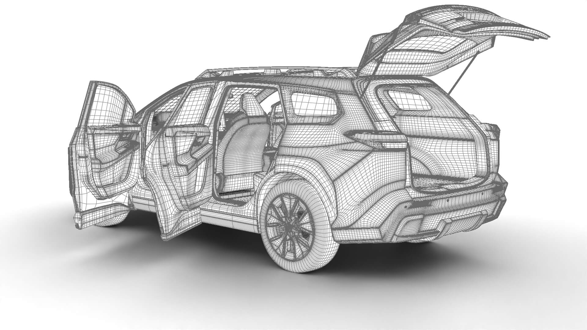 Subaru Trailseeker Premium 2026 HQ 3D Model