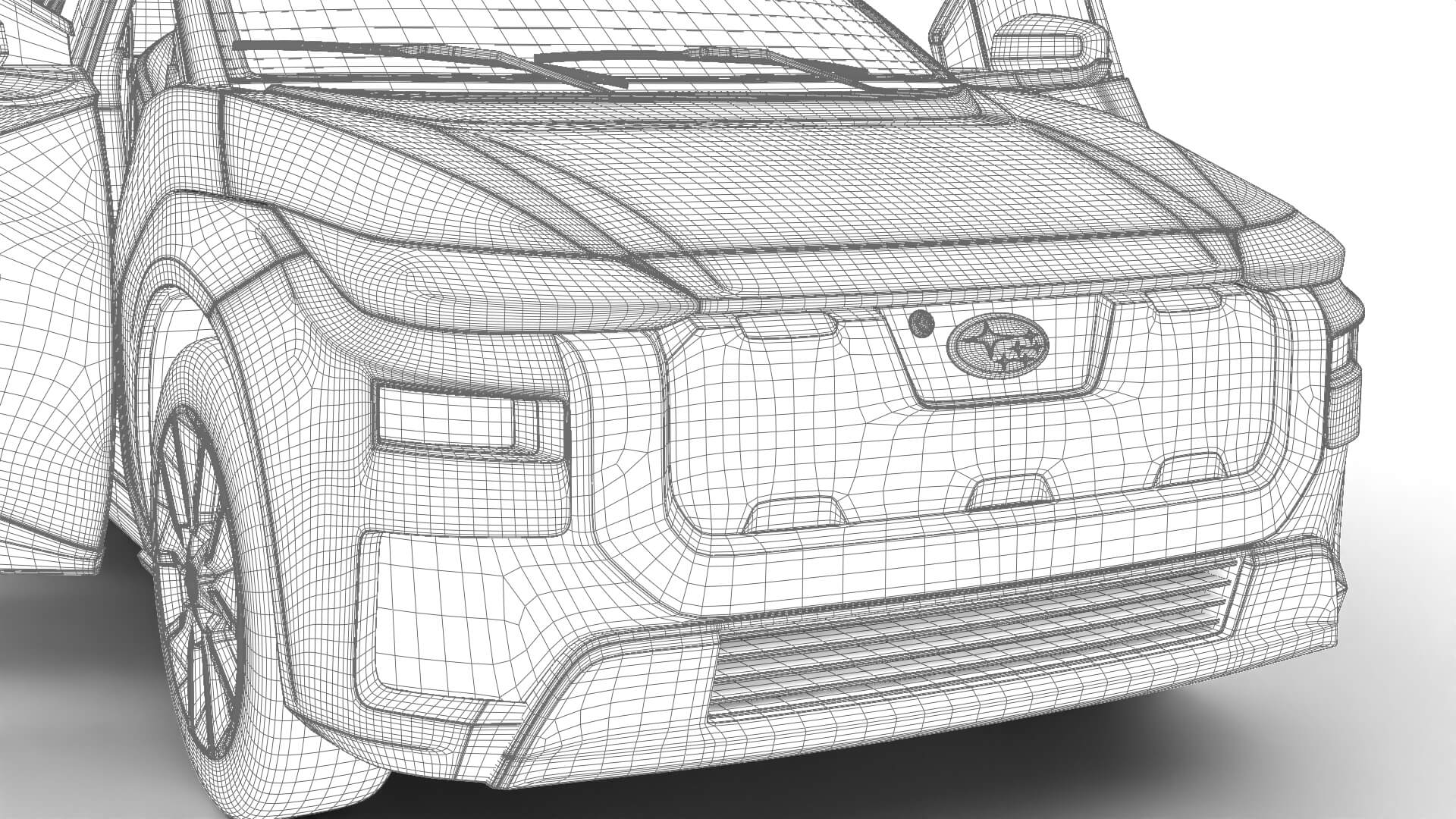 Subaru Trailseeker Premium 2026 HQ 3D Model