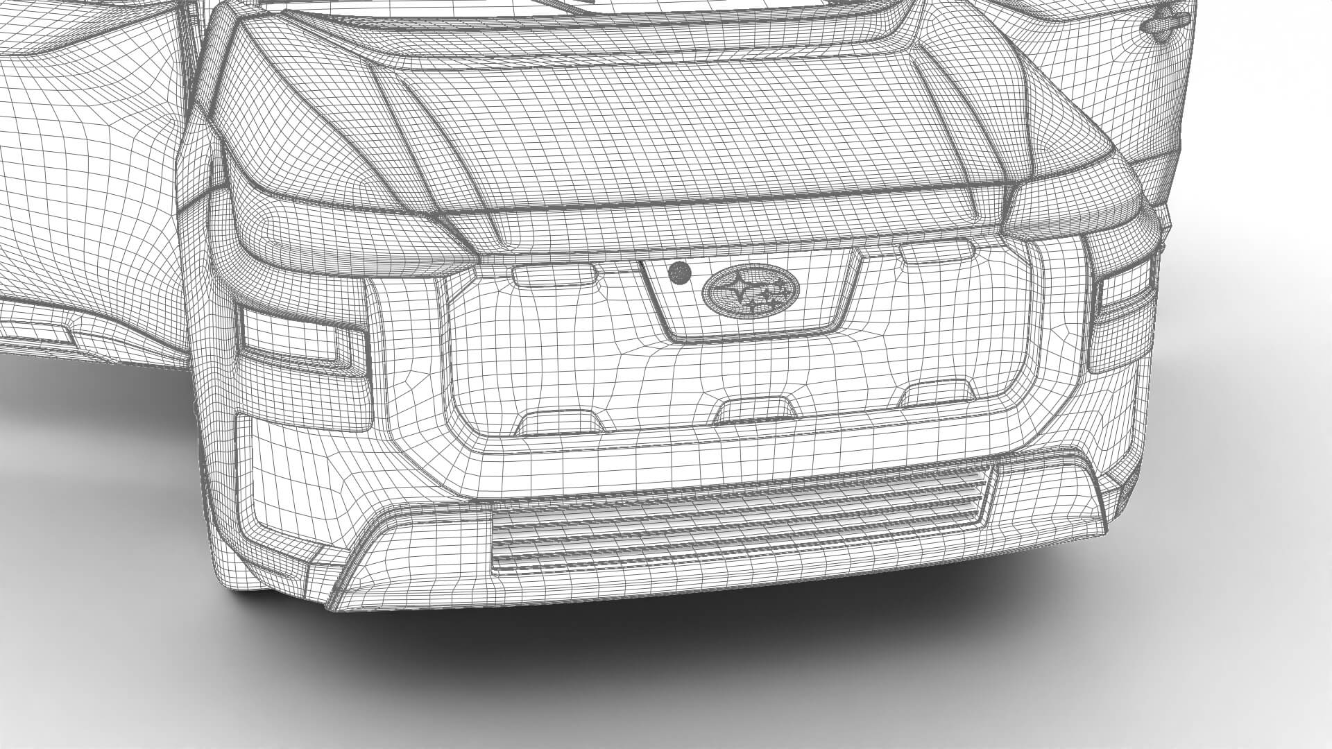 Subaru Trailseeker Premium 2026 HQ 3D Model