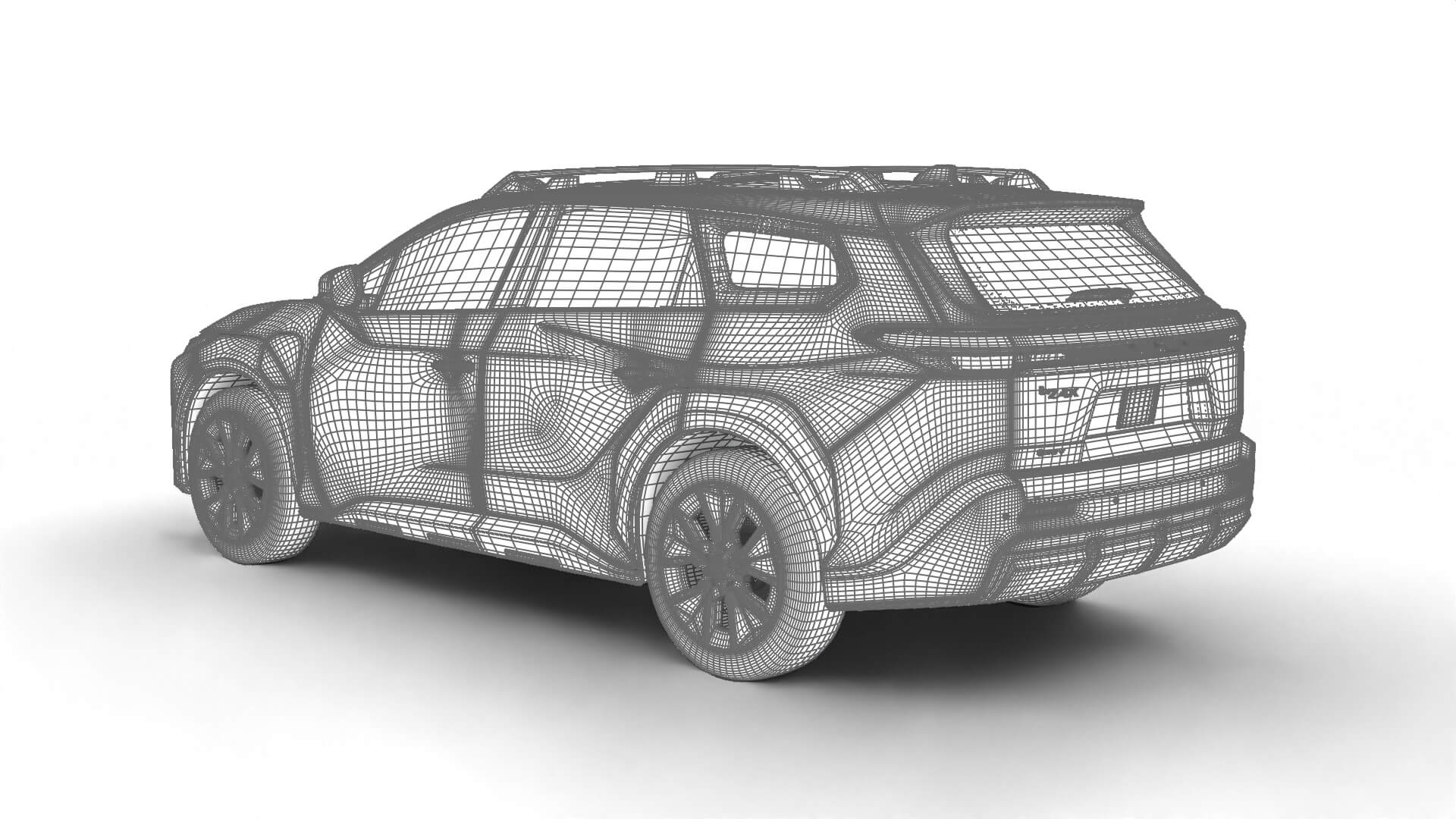 Toyota bZ Woodland 2026 3D Model
