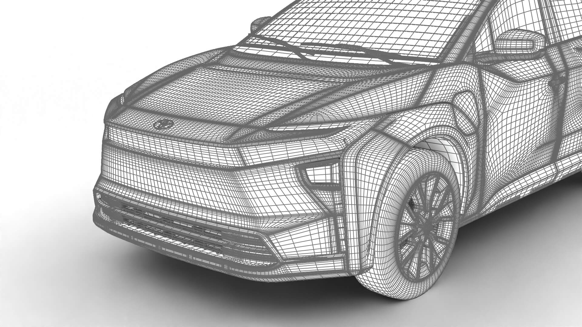 Toyota bZ Woodland 2026 3D Model