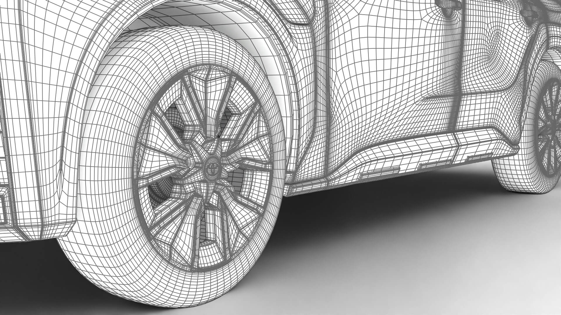 Toyota bZ Woodland 2026 3D Model