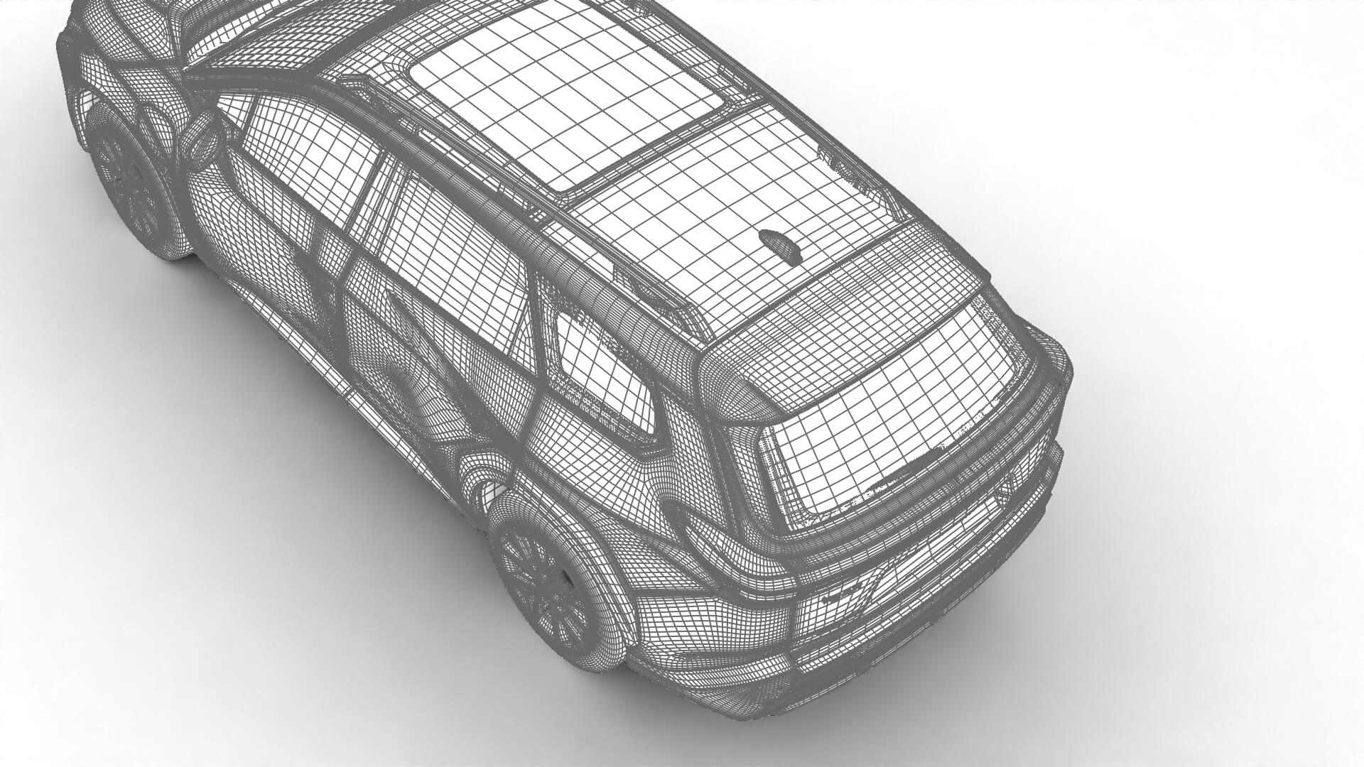 Toyota bZ Woodland 2026 3D Model