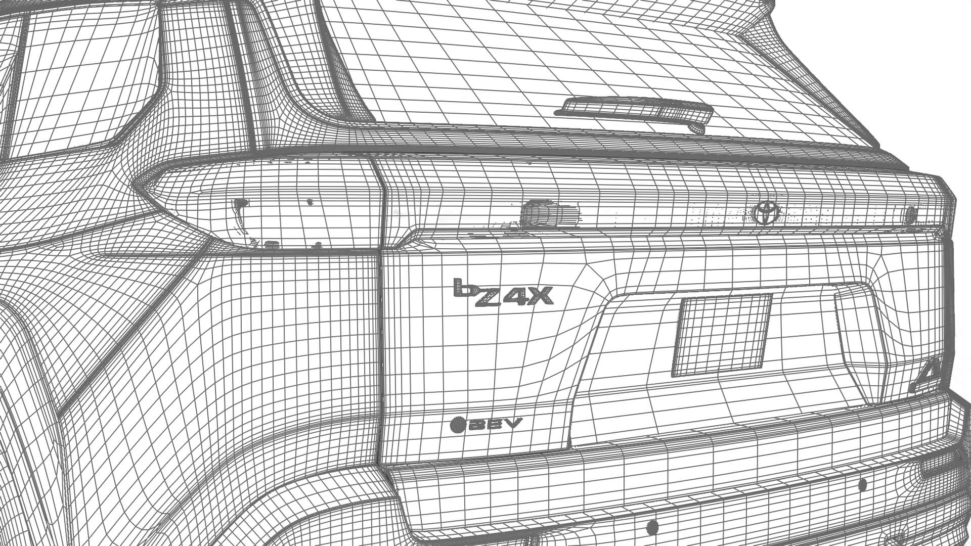 Toyota bZ Woodland 2026 3D Model