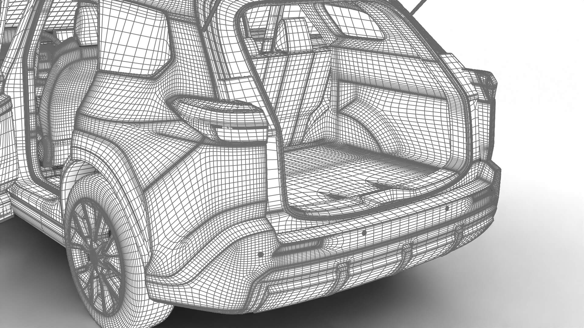Toyota bZ Woodland 2026 HQ 3D Model