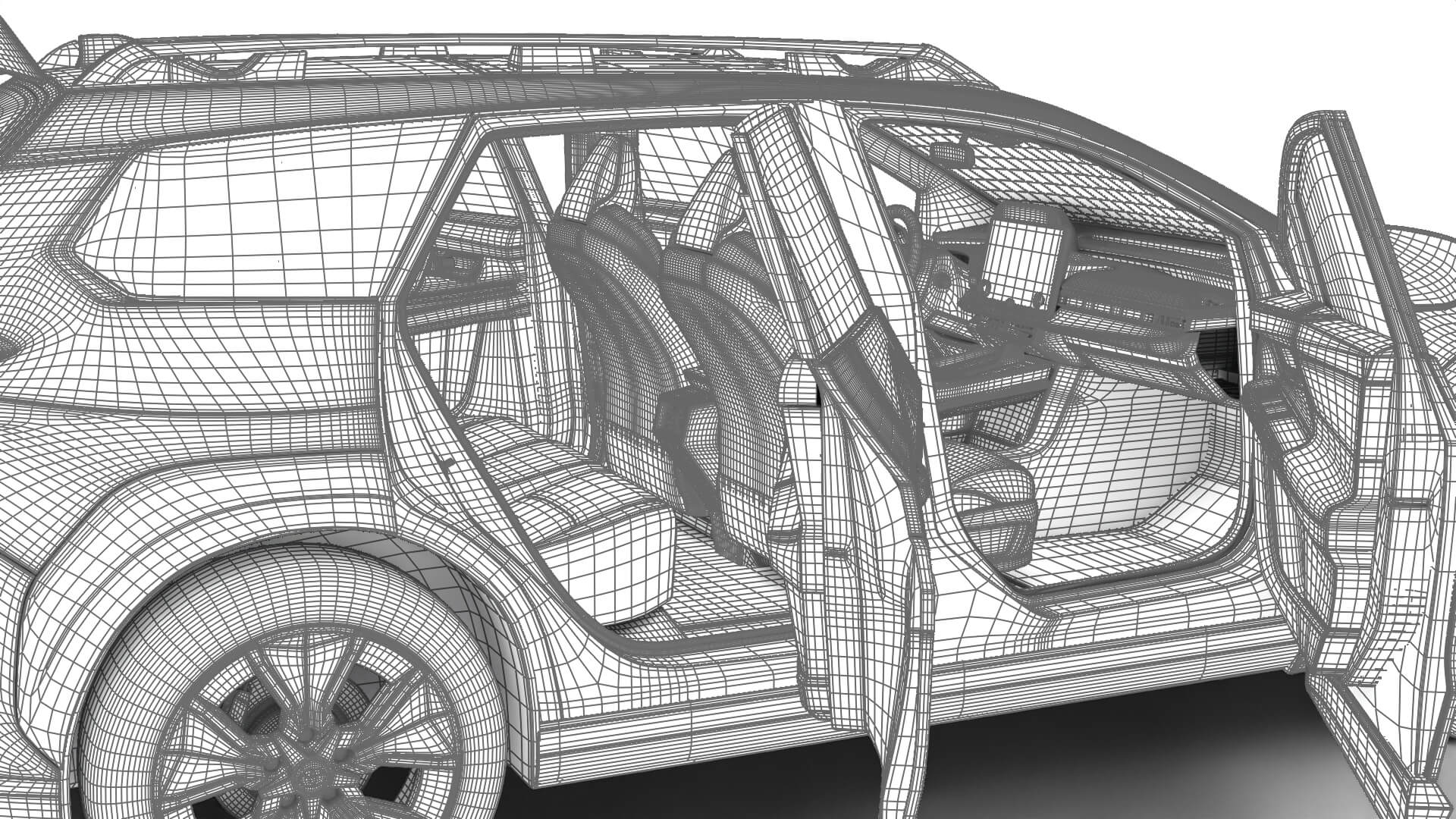 Toyota bZ Woodland 2026 HQ 3D Model
