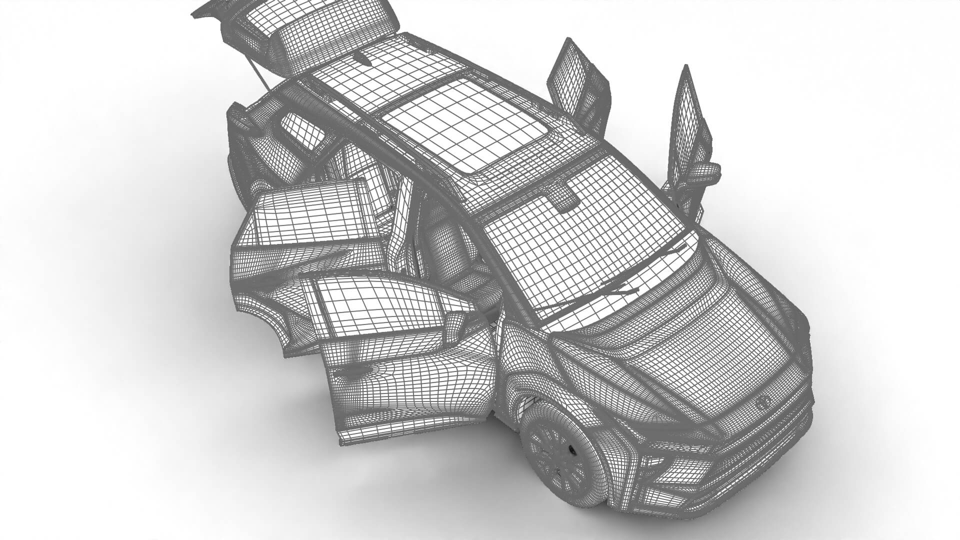 Toyota bZ Woodland 2026 HQ 3D Model
