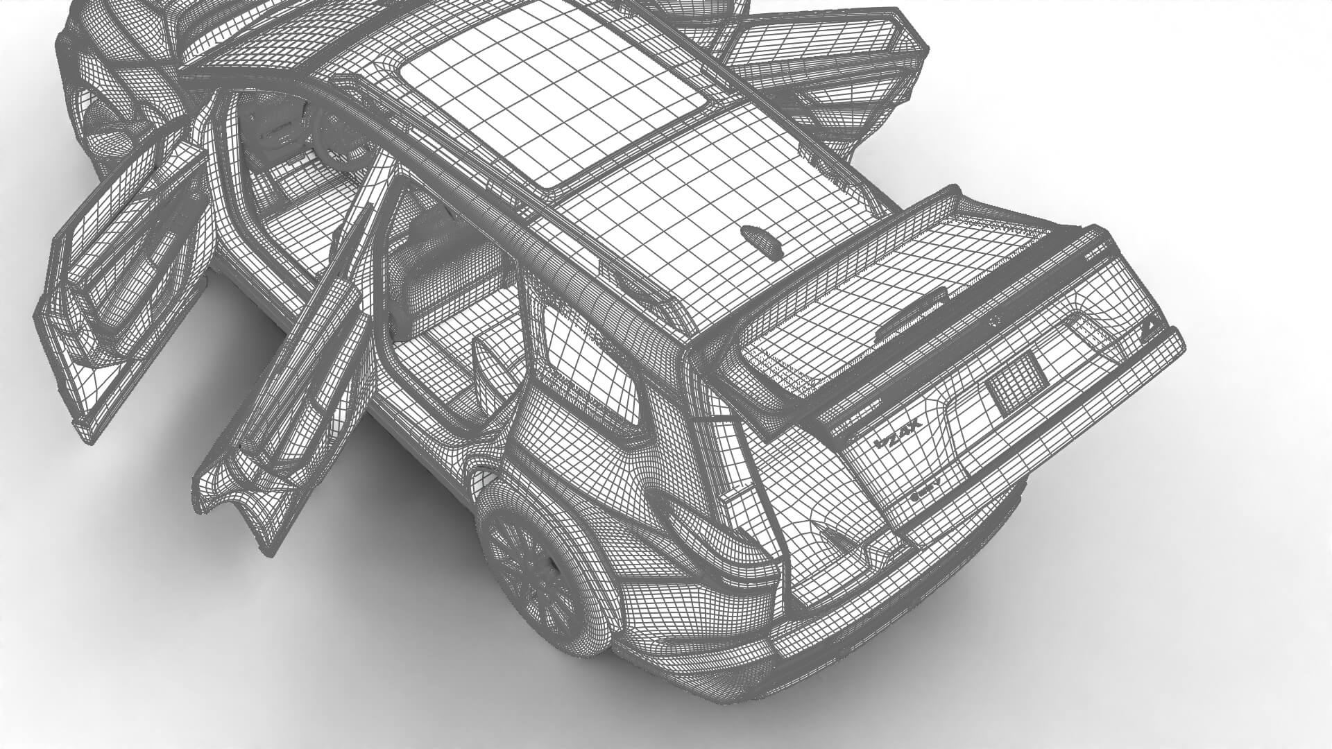 Toyota bZ Woodland 2026 HQ 3D Model