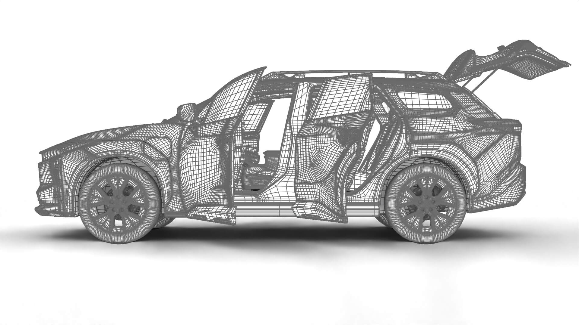 Toyota bZ Woodland 2026 HQ 3D Model