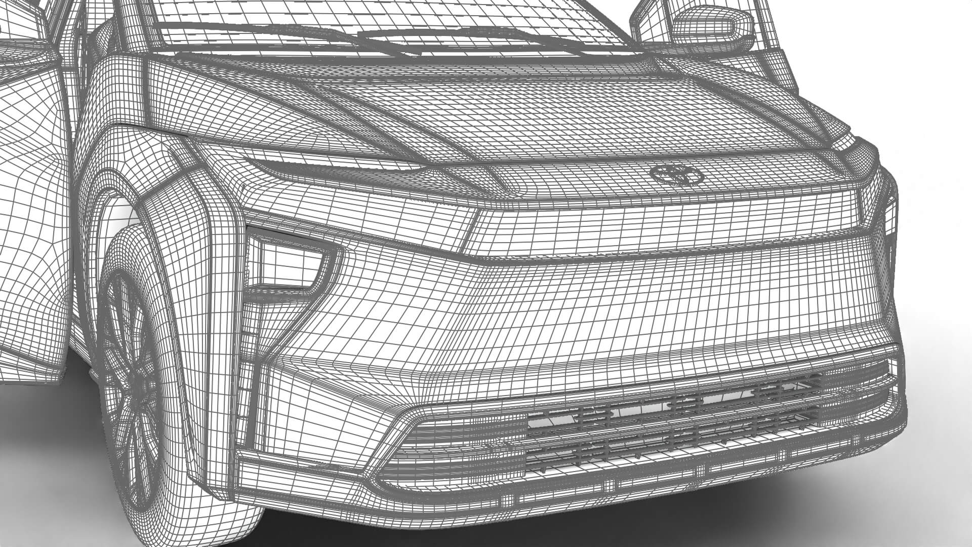 Toyota bZ4X Touring 2026 HQ 3D Model