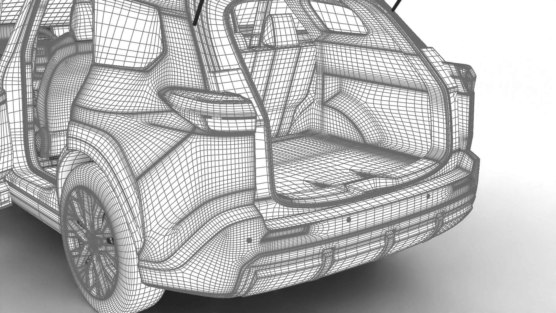 Toyota bZ4X Touring 2026 HQ 3D Model