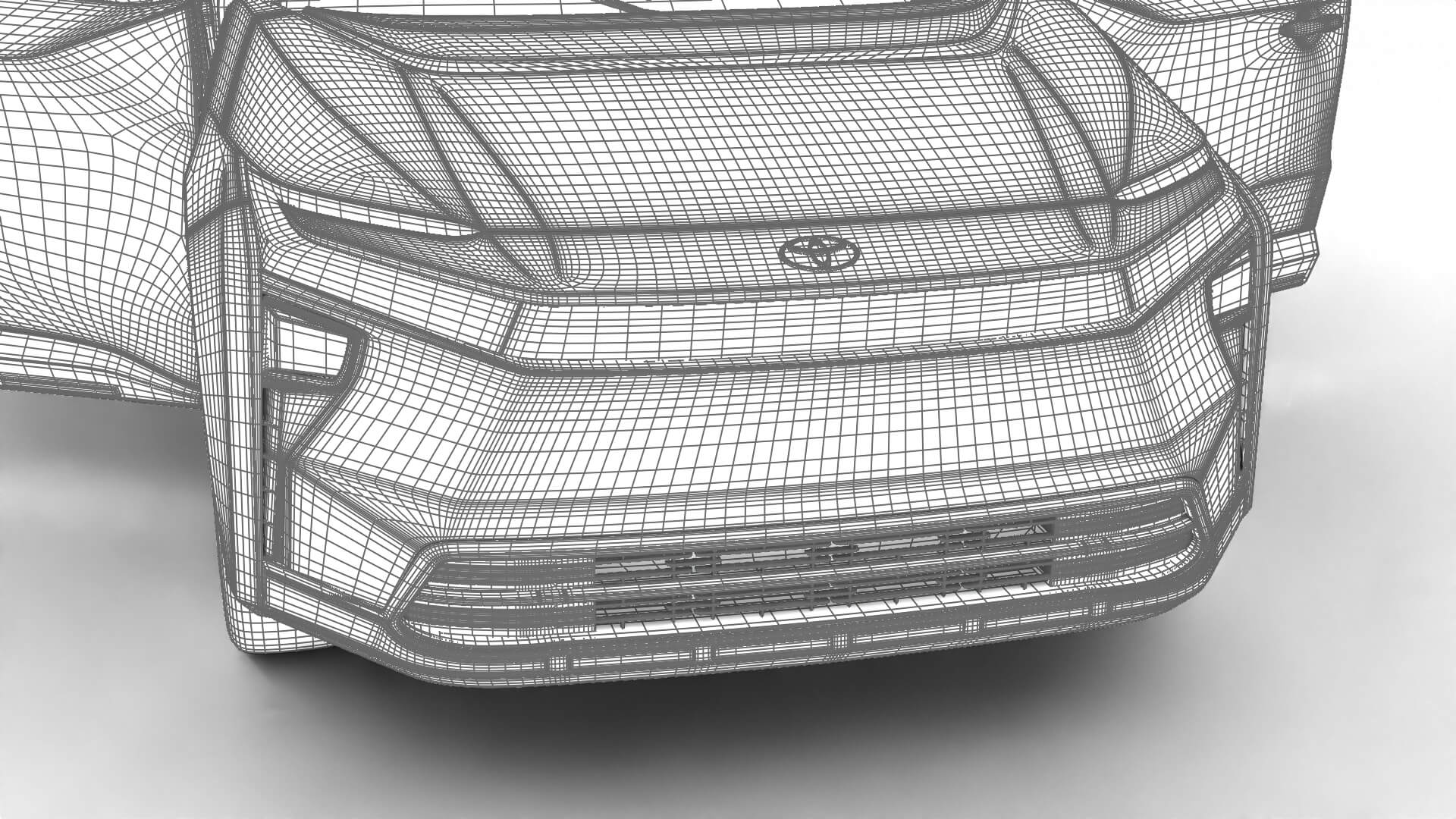 Toyota bZ4X Touring 2026 HQ 3D Model