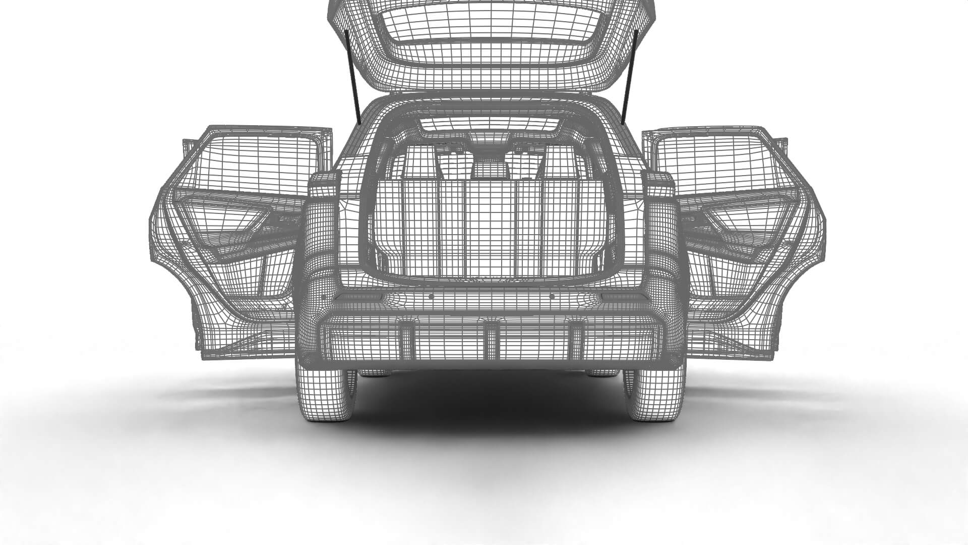 Toyota bZ4X Touring 2026 HQ 3D Model