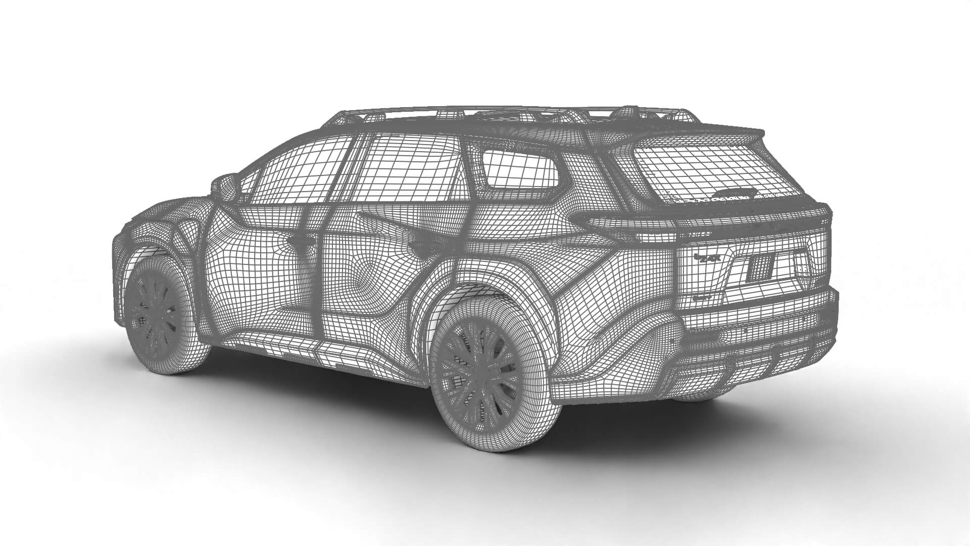Toyota bZ4X Touring 2026 3D Model