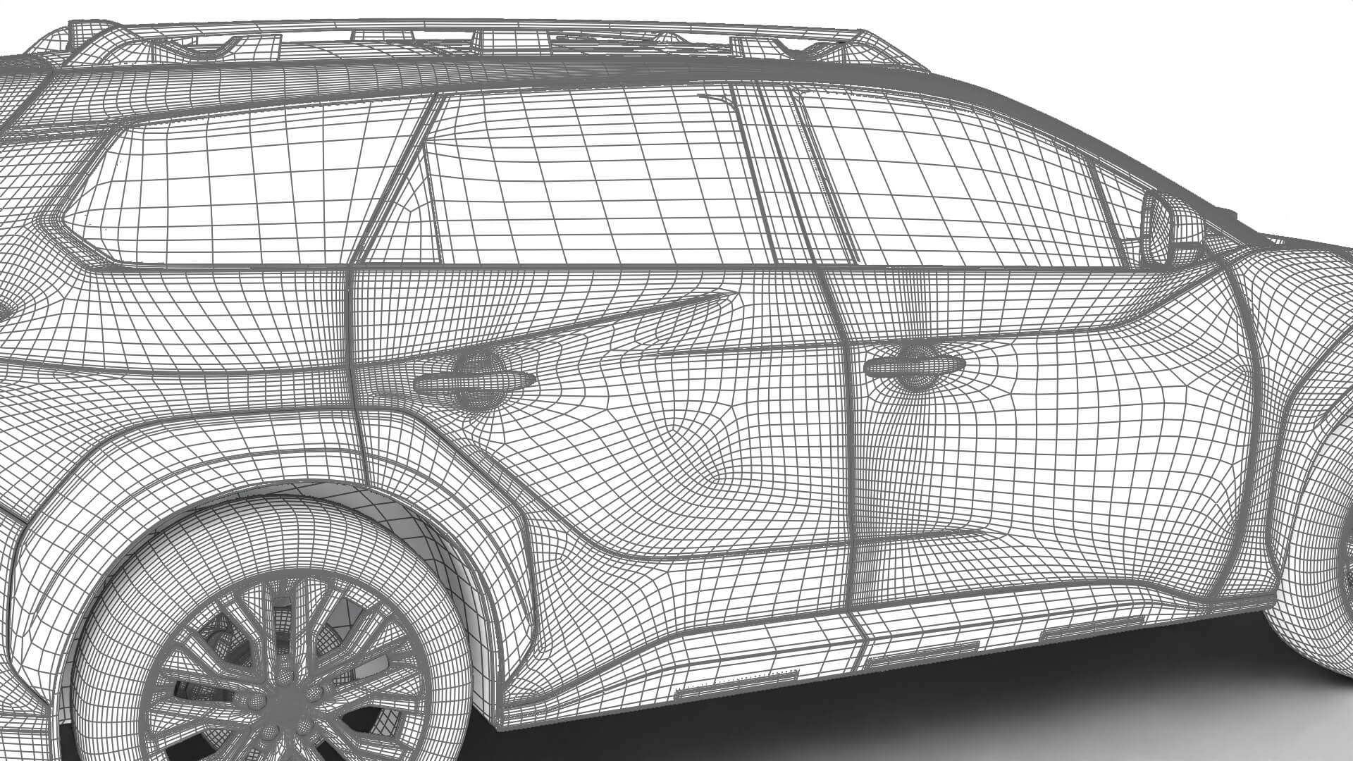 Toyota bZ4X Touring 2026 3D Model