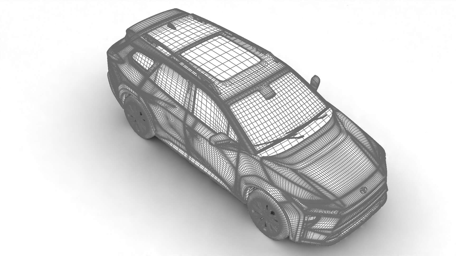 Toyota bZ4X Touring 2026 3D Model