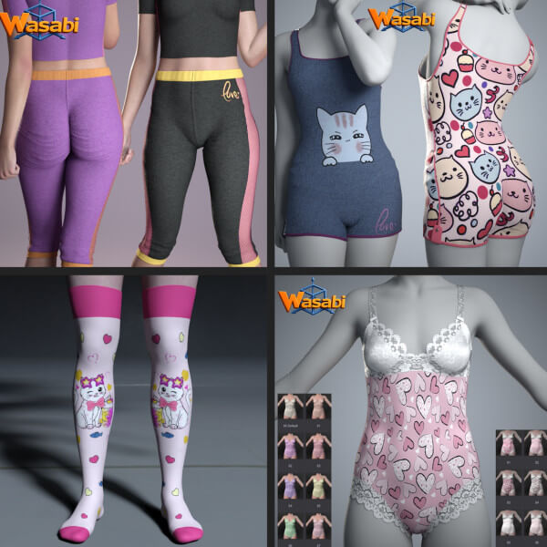 Wasabi Clothes Package 1