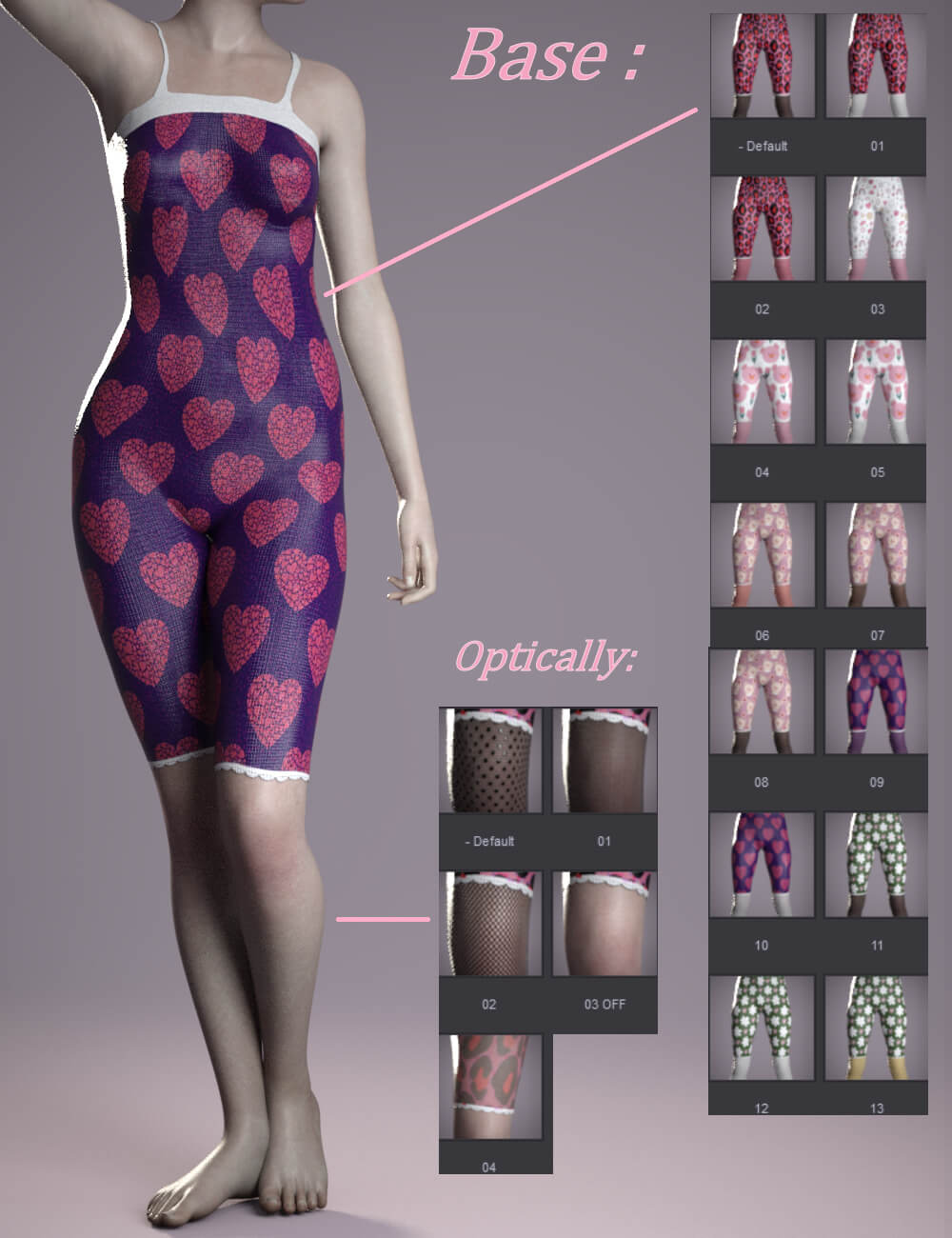 Wasabi Cute Catsuit for Genesis 8 Female and Genesis 9 3D Render, Digital Artwork by Wasabi